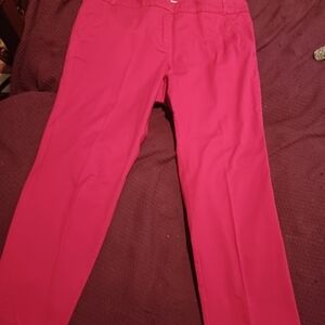 New York & Co. Hot pink boyfriend pants
